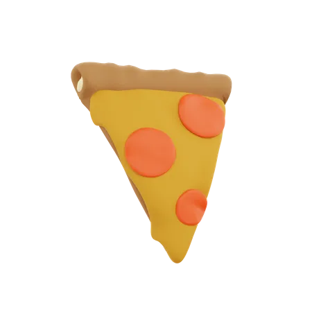 Pizza Stück  3D Icon