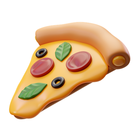 Pizza Stück  3D Icon