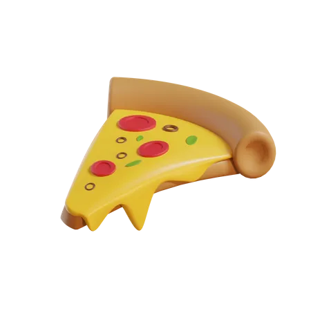 Pizza Stück  3D Icon