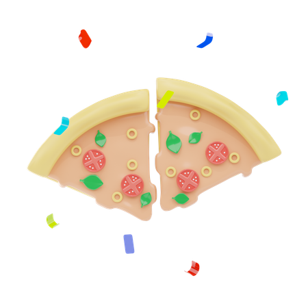 Pizzastücke  3D Icon