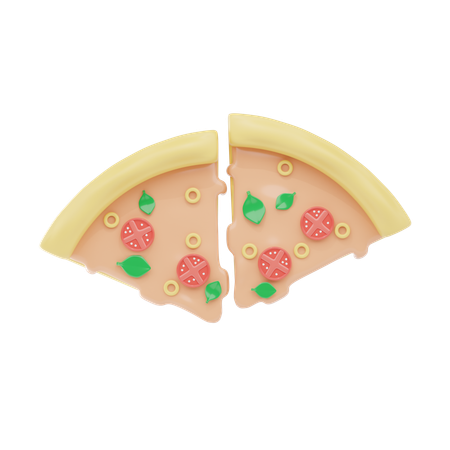 Pizzastücke  3D Icon