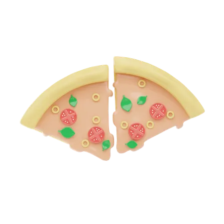 Pizzastücke  3D Icon