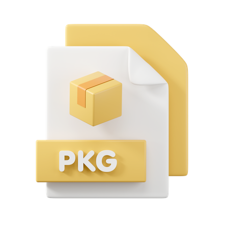 PKG File  3D Icon