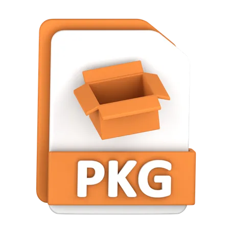 Pkg File  3D Icon