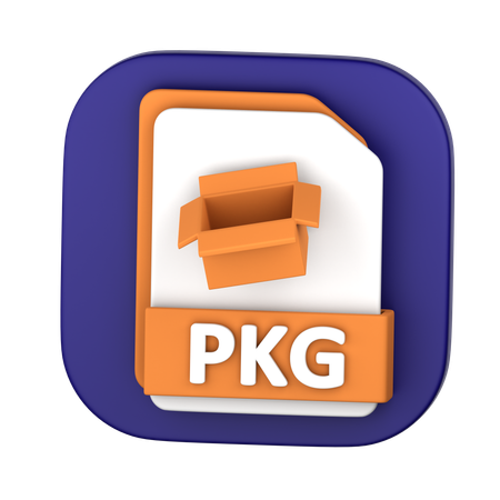 PKG File  3D Icon