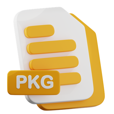PKG FIle  3D Icon
