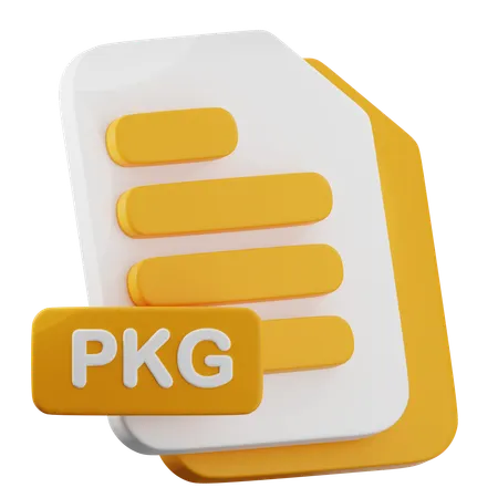 PKG FIle  3D Icon