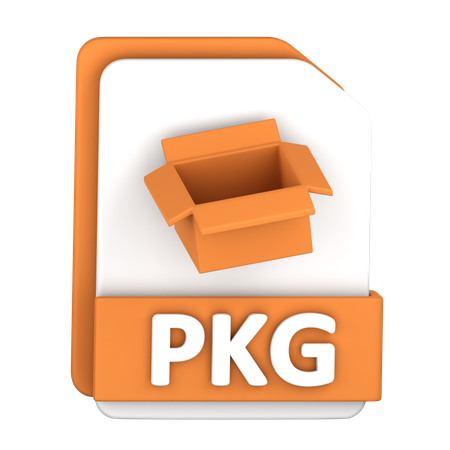 Pkg File  3D Icon