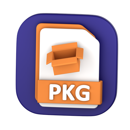 PKG File  3D Icon