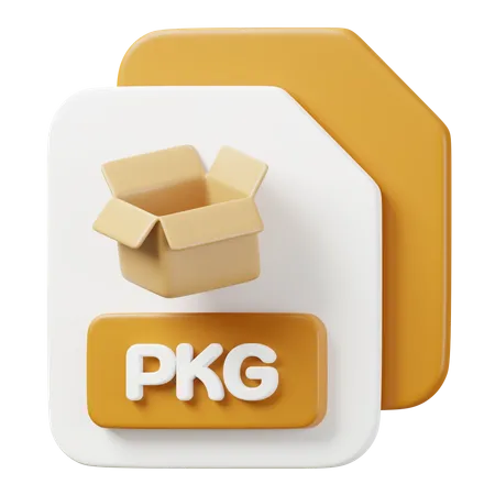 PKG File  3D Icon