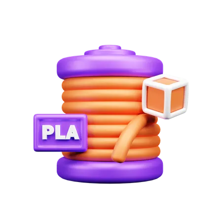 Pla  3D Icon