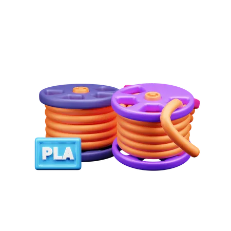 Pla  3D Icon