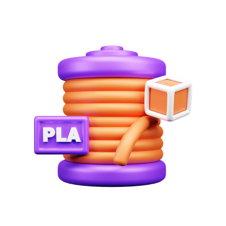 PLA  3D Icon