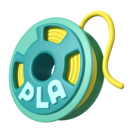 Pla Filament Spool  3D Icon