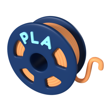 PLA Filament Spool  3D Icon