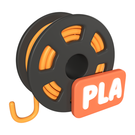 Pla Filament Spool  3D Icon