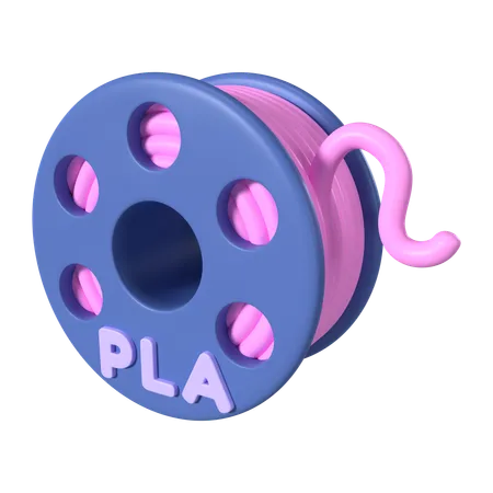 Pla Filament Spool  3D Icon