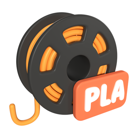 Pla Filament Spool  3D Icon