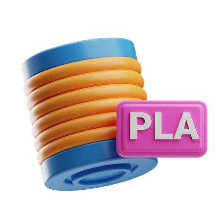 Filamento plano  3D Icon