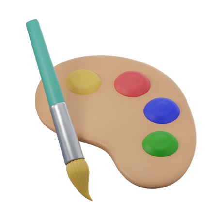 Placa colorida  3D Icon