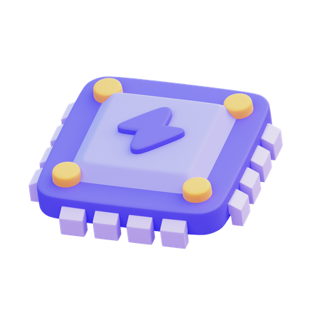 Placa de circuito  3D Icon
