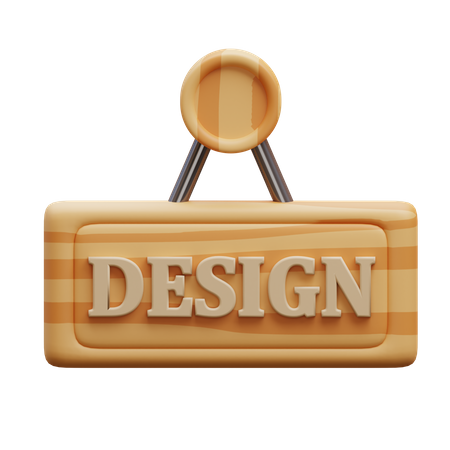 Placa de design  3D Icon