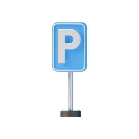 Placa de estacionamento  3D Icon