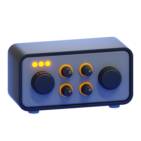 Placa de som  3D Icon
