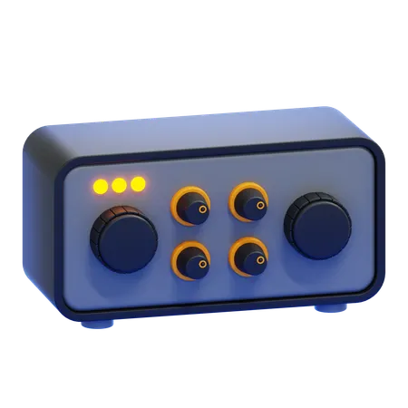 Placa de som  3D Icon