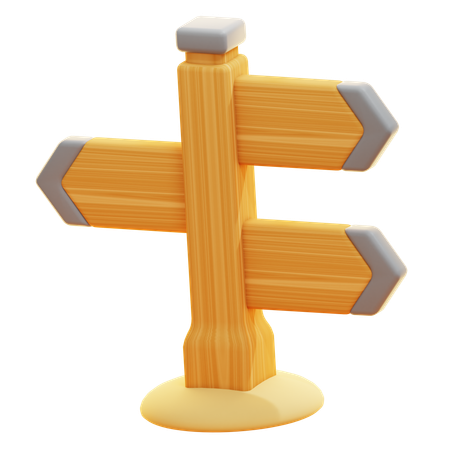 Placa de trânsito  3D Icon