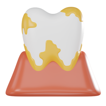 Placa dental  3D Icon