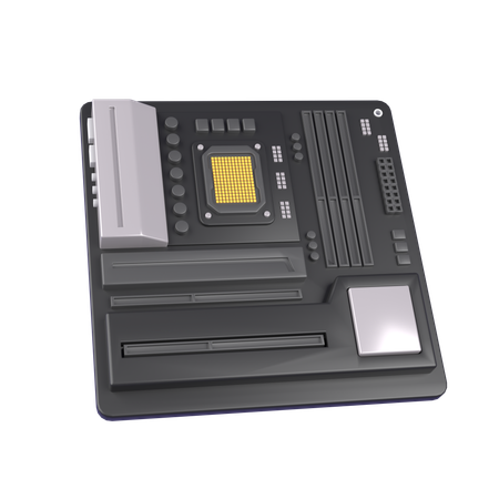 Placa madre  3D Icon