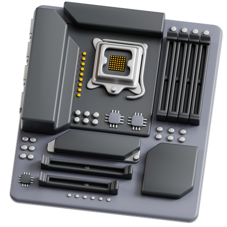 Placa madre  3D Icon