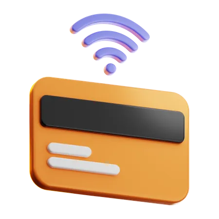 Placa wi-fi  3D Icon