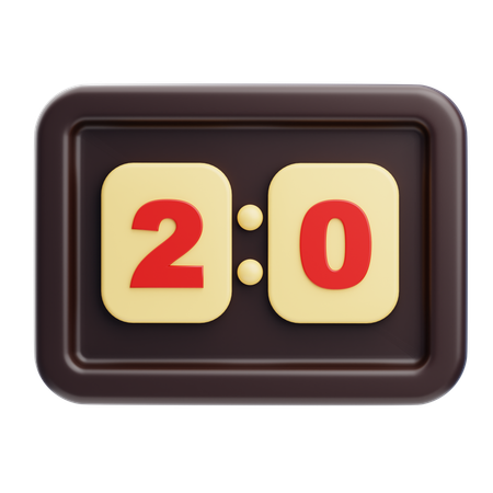 Placar  3D Icon