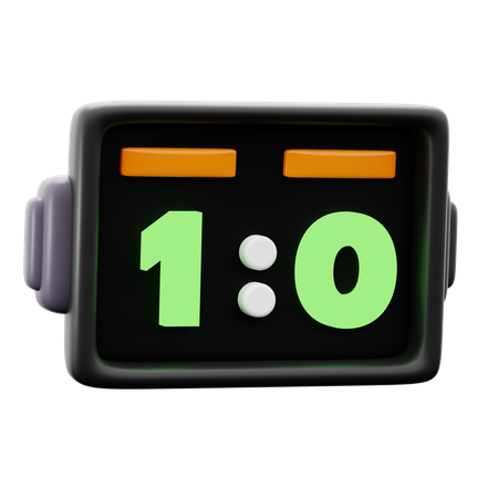 Placar de futebol  3D Icon