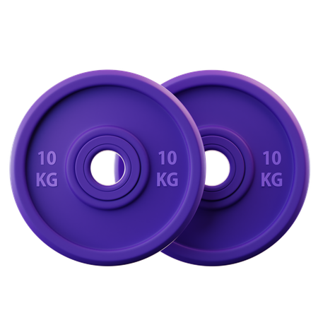 Placas de peso  3D Icon