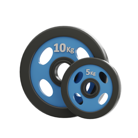 Placas de peso  3D Icon