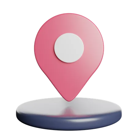 Placeholder Map Location 3D Icon