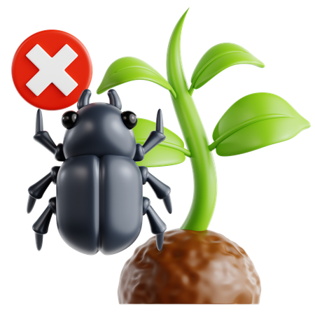 Plaga de plantas  3D Icon