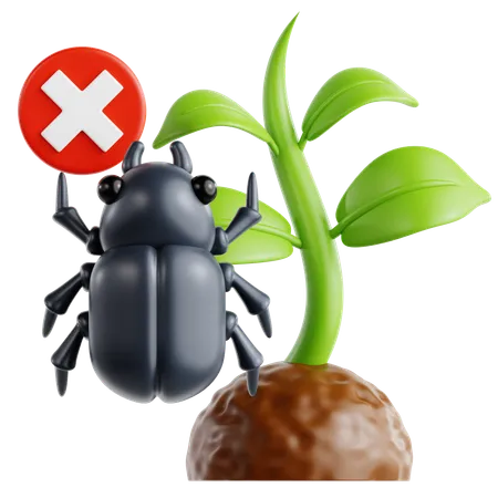 Plaga de plantas  3D Icon