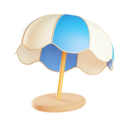 Plage  3D Icon