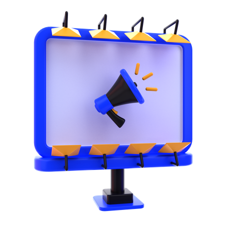 Plakatwand  3D Icon