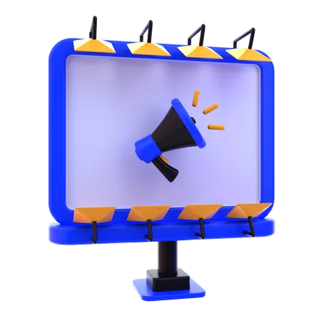 Plakatwand  3D Icon