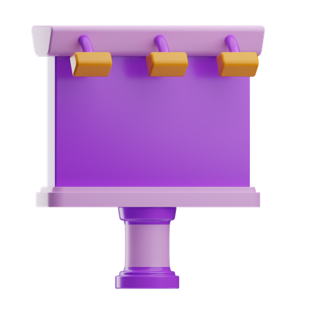 Plakatwand  3D Icon