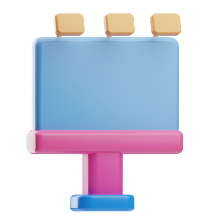 Plakatwand  3D Icon