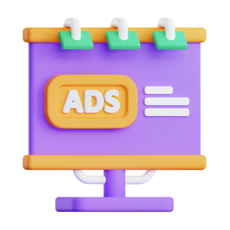 Plakatwand  3D Icon