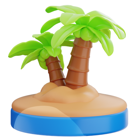 Plam Tree  3D Icon