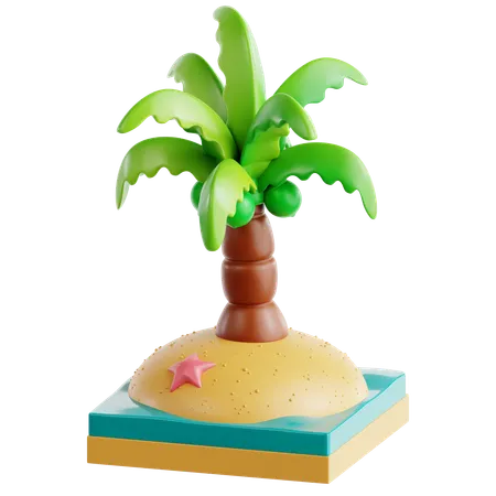 Plam Tree  3D Icon