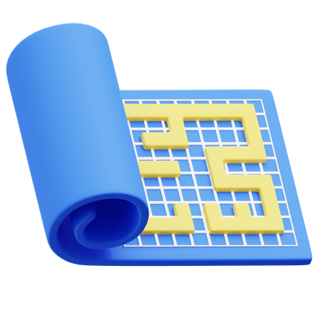 Plan  3D Icon